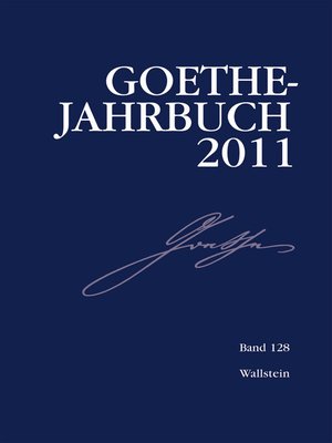 cover image of Goethe-Jahrbuch 128, 2011
